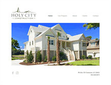 Tablet Screenshot of holycityconstruction.com